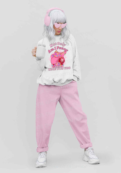 I Have Nice Dots Too Christmas Y2K Sweatshirt Cherrykitten
