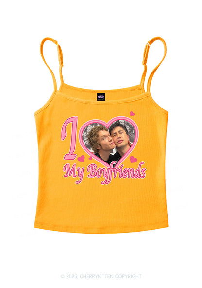 I Love My Boyfriends HR Y2K Spaghetti Strap Cami Cherrykitten