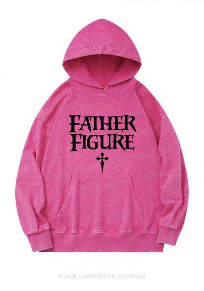 Halloween Father Figure Y2K Washed Hoodie Cherrykitten