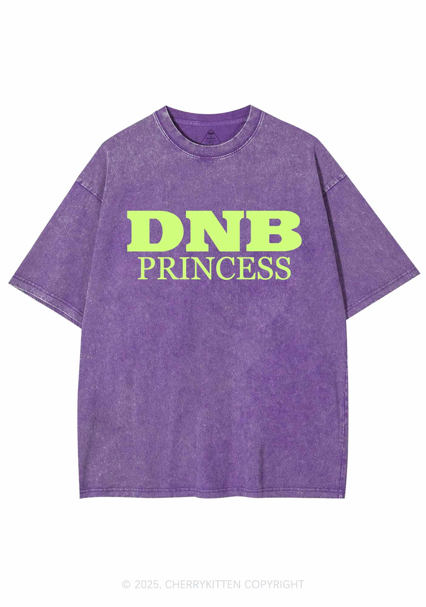DNB Princess Y2K Shirts Washed Tee Cherrykitten