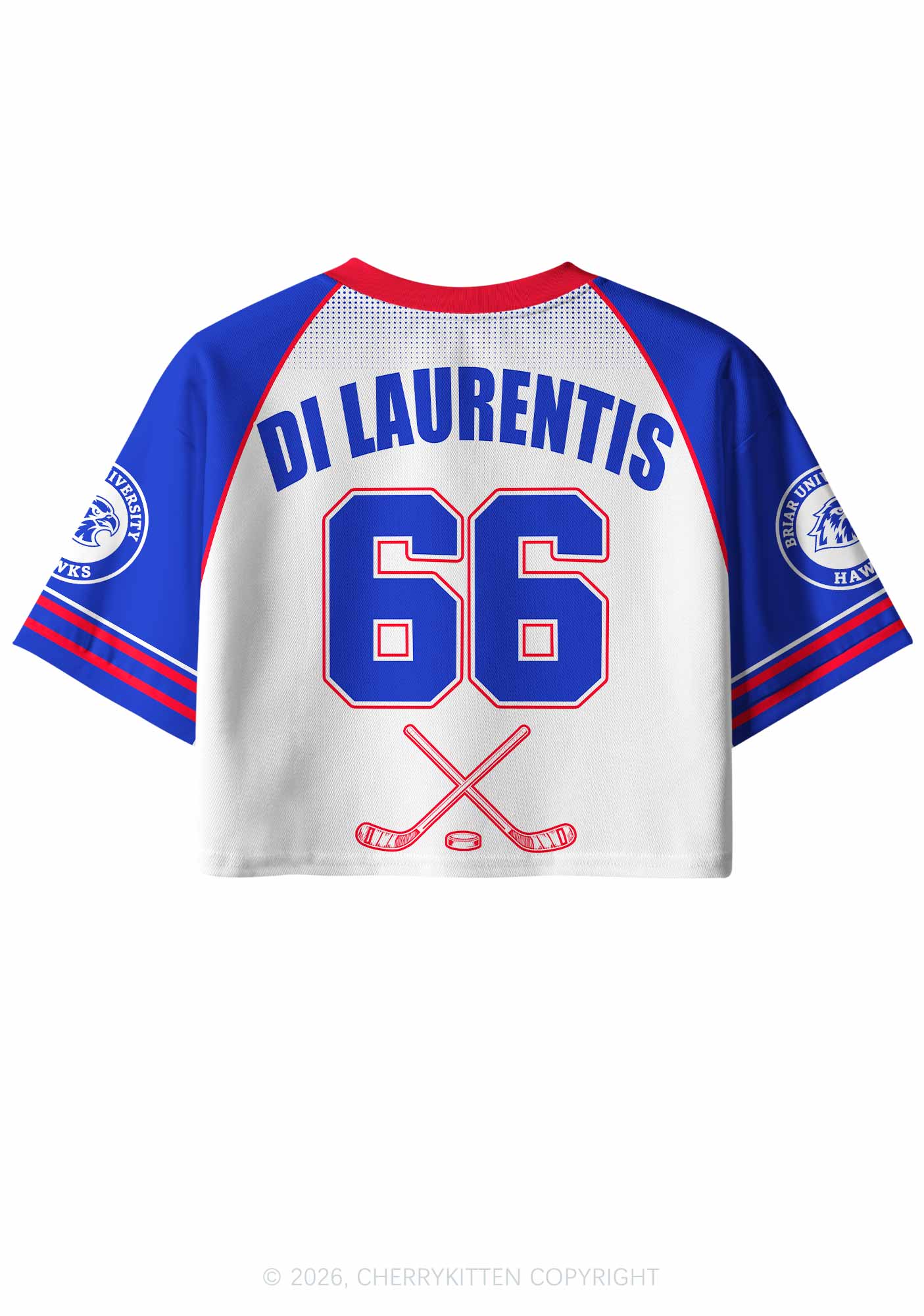Legend Silhouette DL Y2K Crop Sport Jersey Shirts Cherrykitten