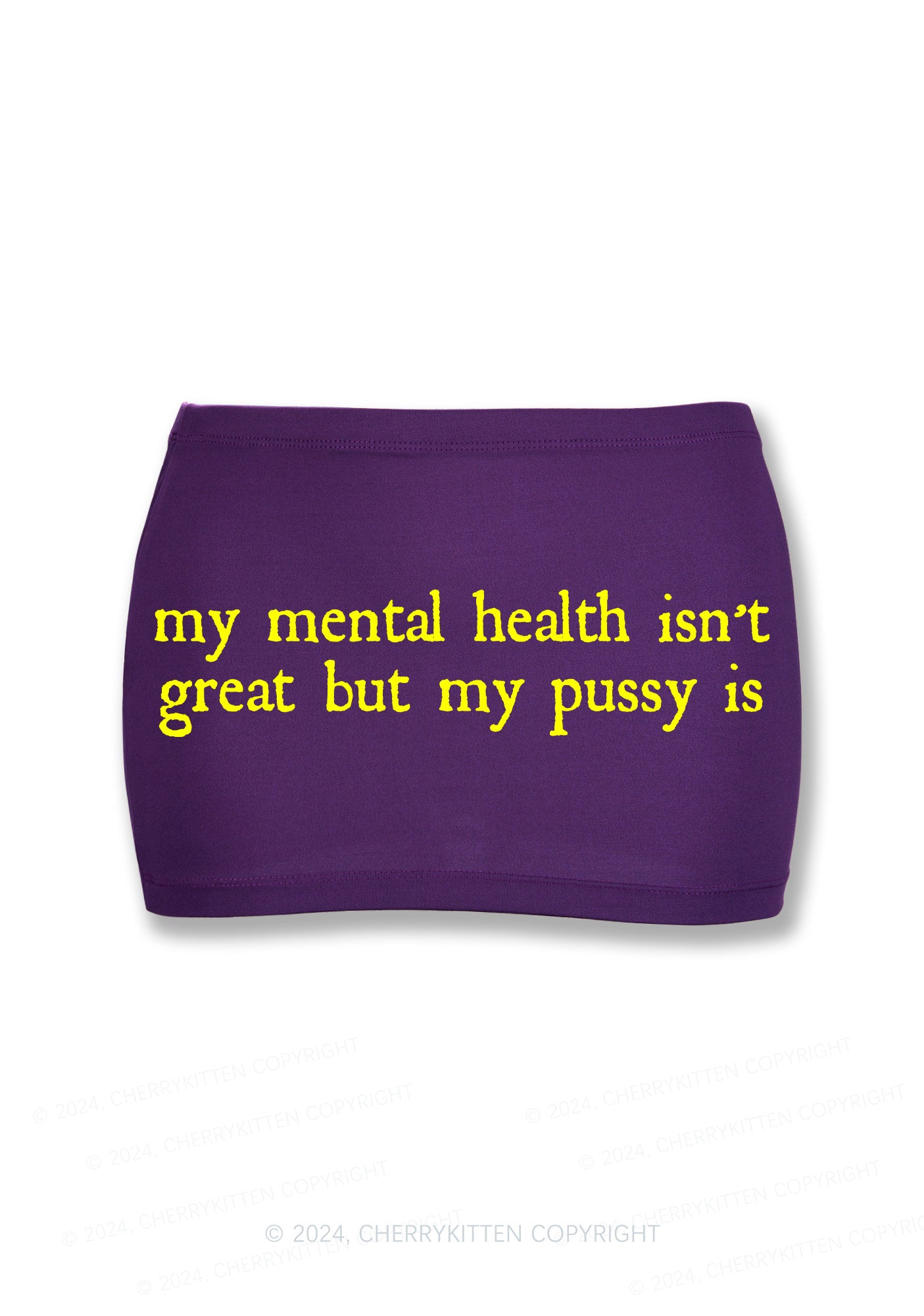 Great Mental Health Y2K Mini Hip Skirt Cherrykitten