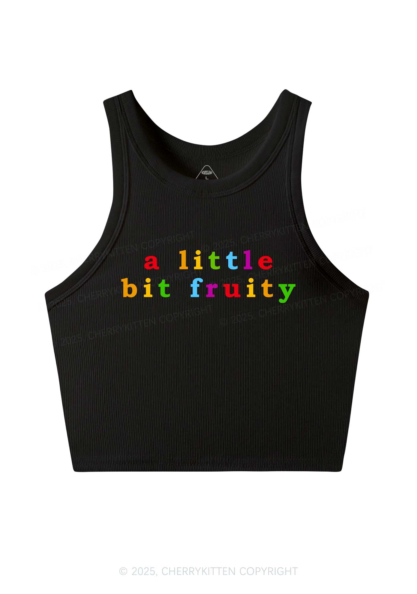 A Little Bit Fruity Y2K Crop Tank Top Cherrykitten