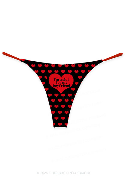 Slxt For My BF GF Valentine's Day Y2K Print Couples Boxer Thong Set Cherrykitten