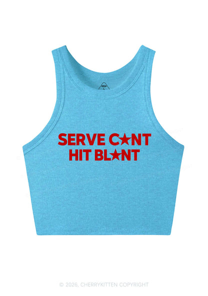 Serve Cxxt Hit Blunt Y2K Crop Tank Top Cherrykitten