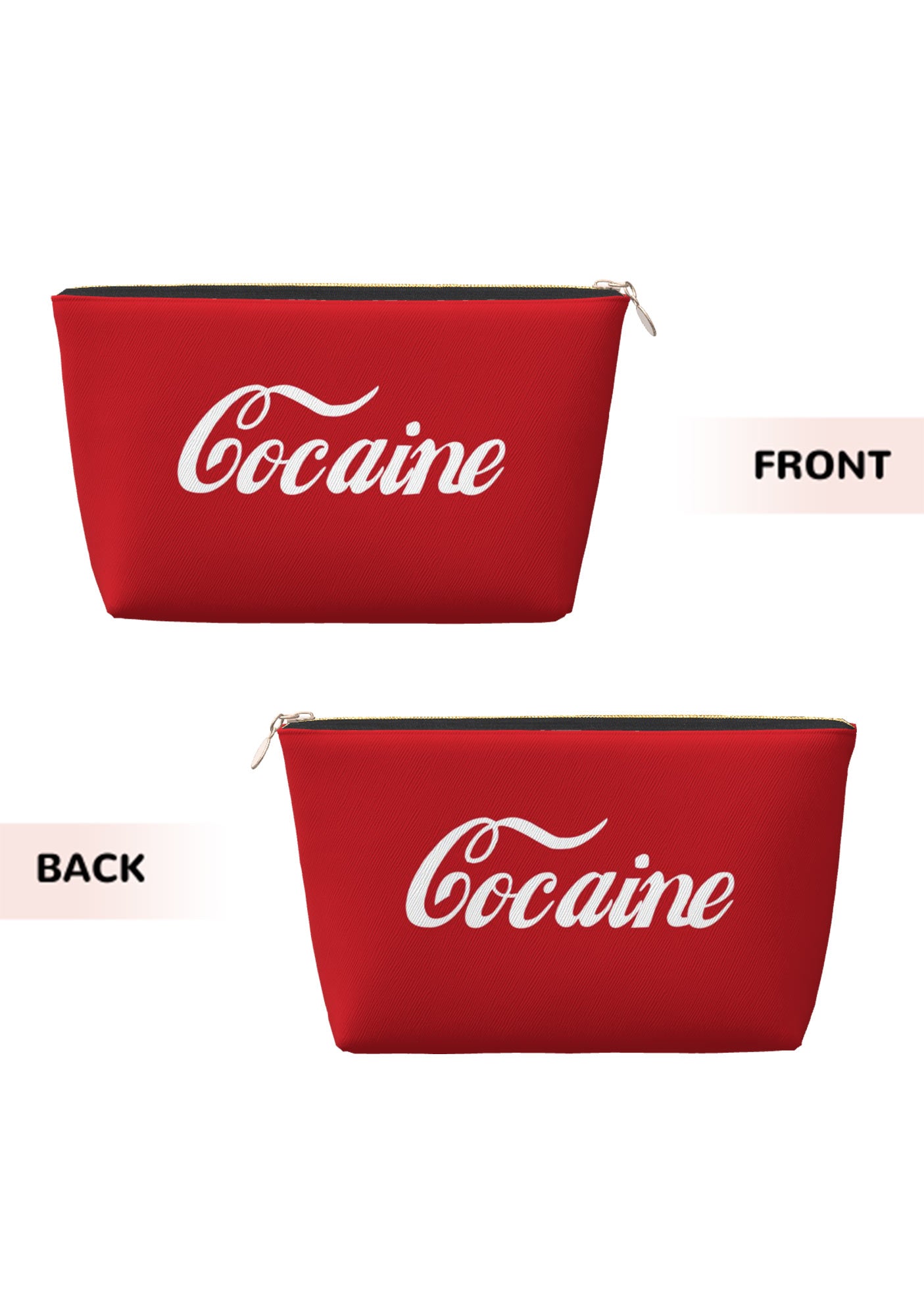 Special Cola Y2K Leather Makeup Bag Cherrykitten