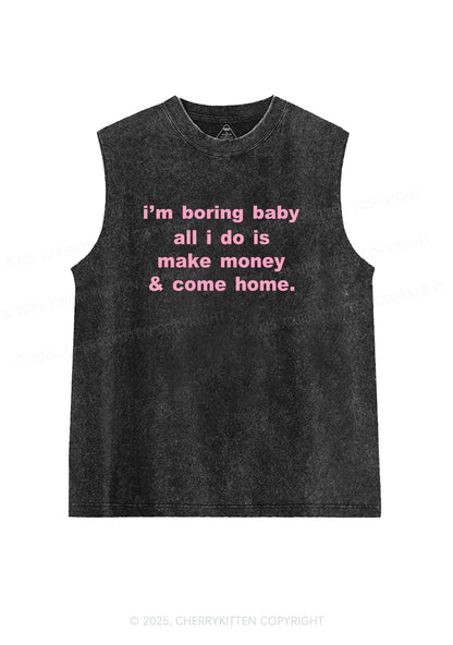 Im Boring Baby Y2K Washed Tank Cherrykitten