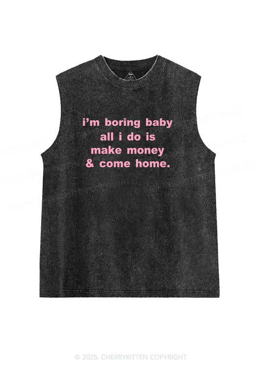 Im Boring Baby Y2K Washed Tank Cherrykitten