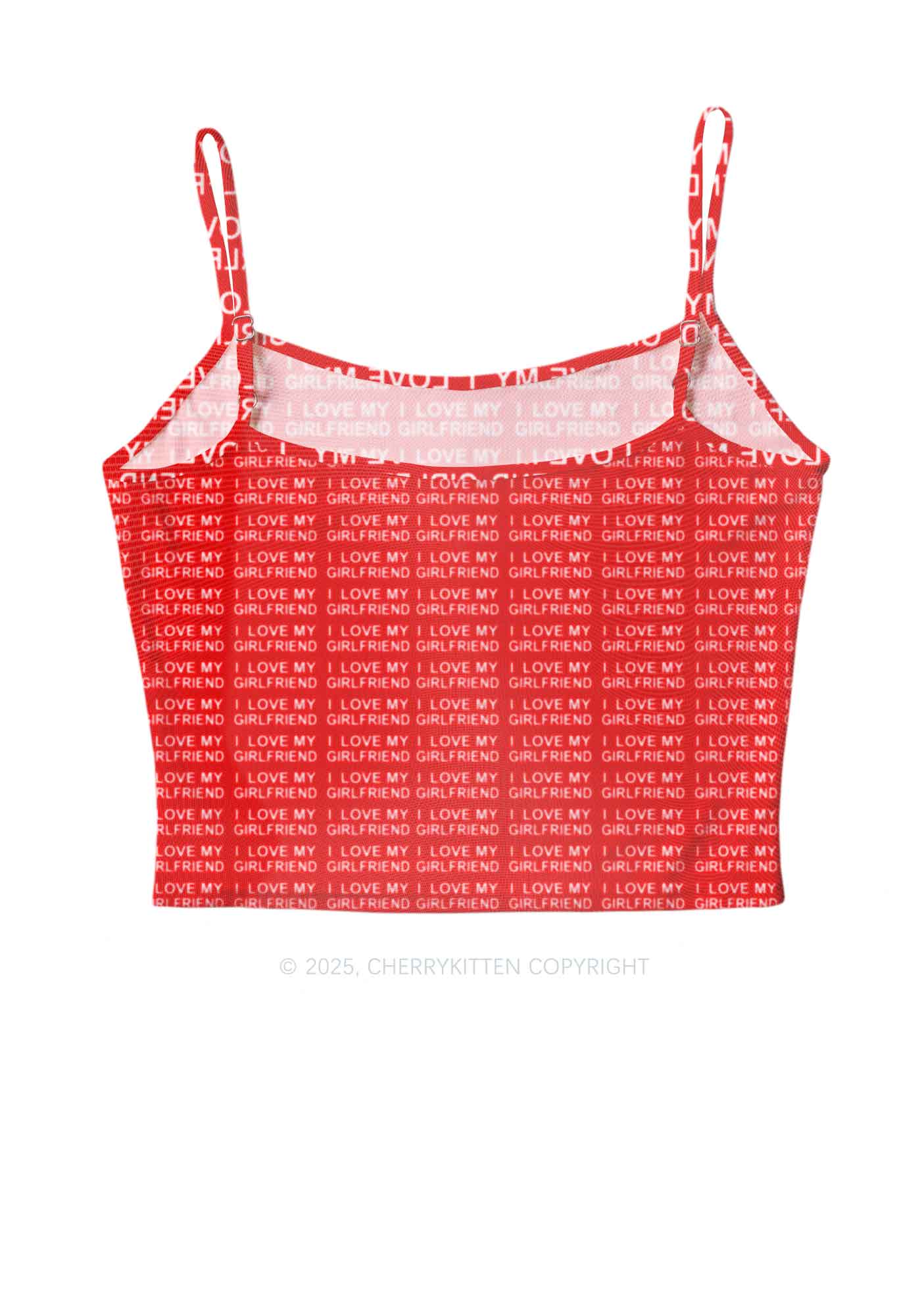 I Love My Girlfriend Y2K Mesh Cami Tank Cherrykitten