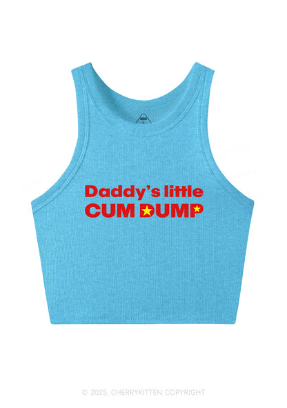 Daddys Little Cum Dump Y2K Crop Tank Top Cherrykitten