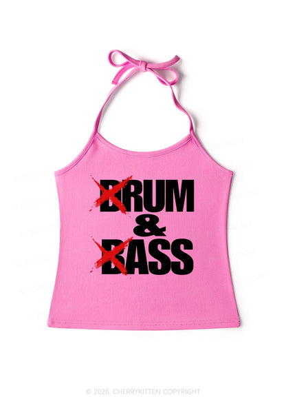 DnB Graffiti Y2K Halter Neck Cami Cherrykitten