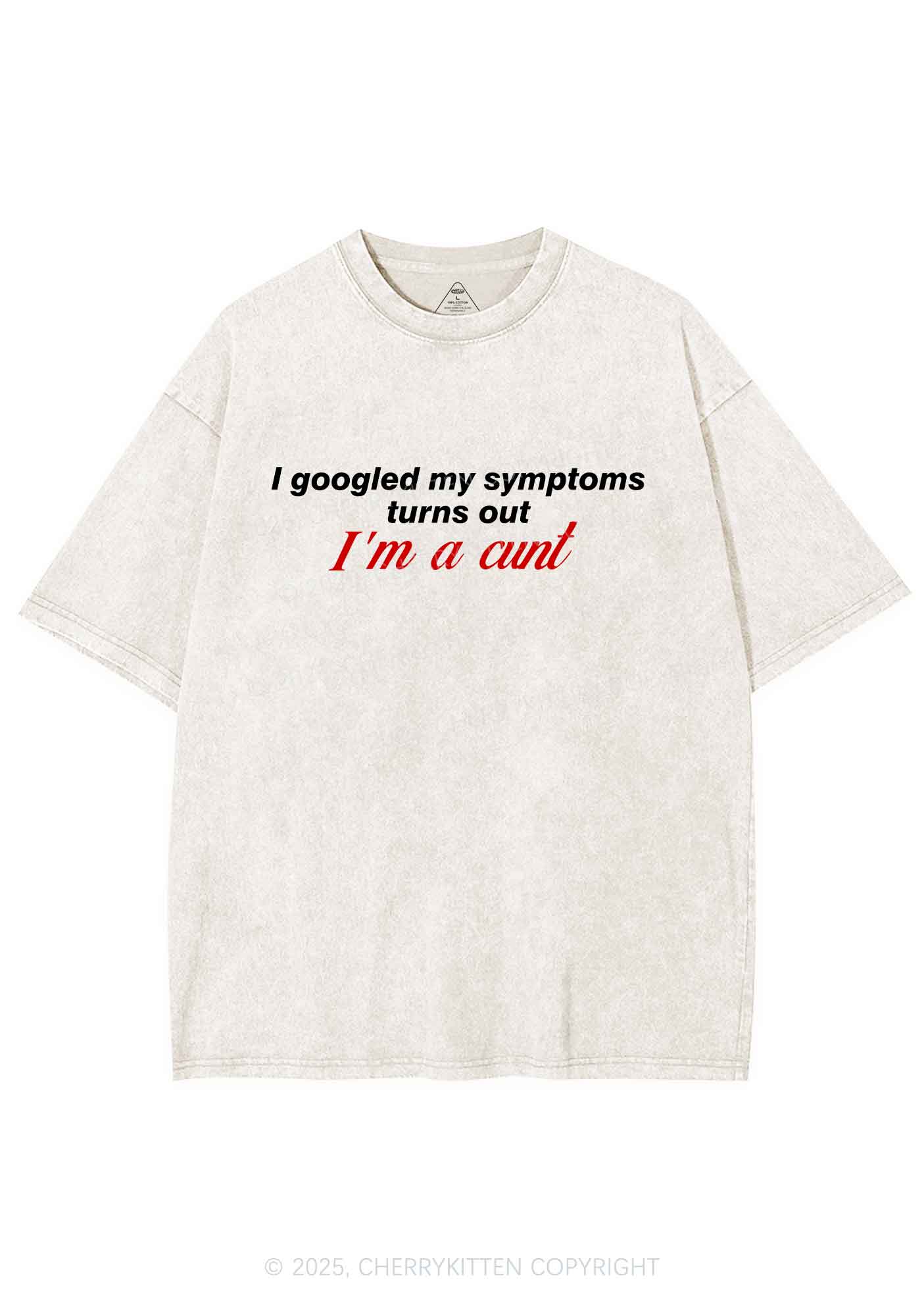 I Am A Cxxt Y2K Shirts Washed Tee Cherrykitten