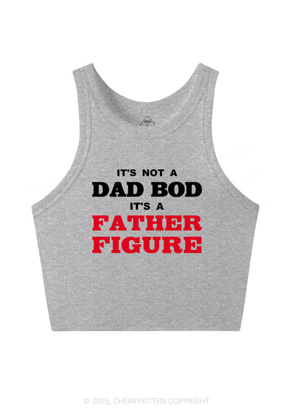 Dad Bod Father Figure Y2K Crop Tank Top Cherrykitten