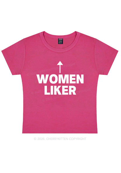 Women Liker Pride Y2K Baby Tee Cherrykitten