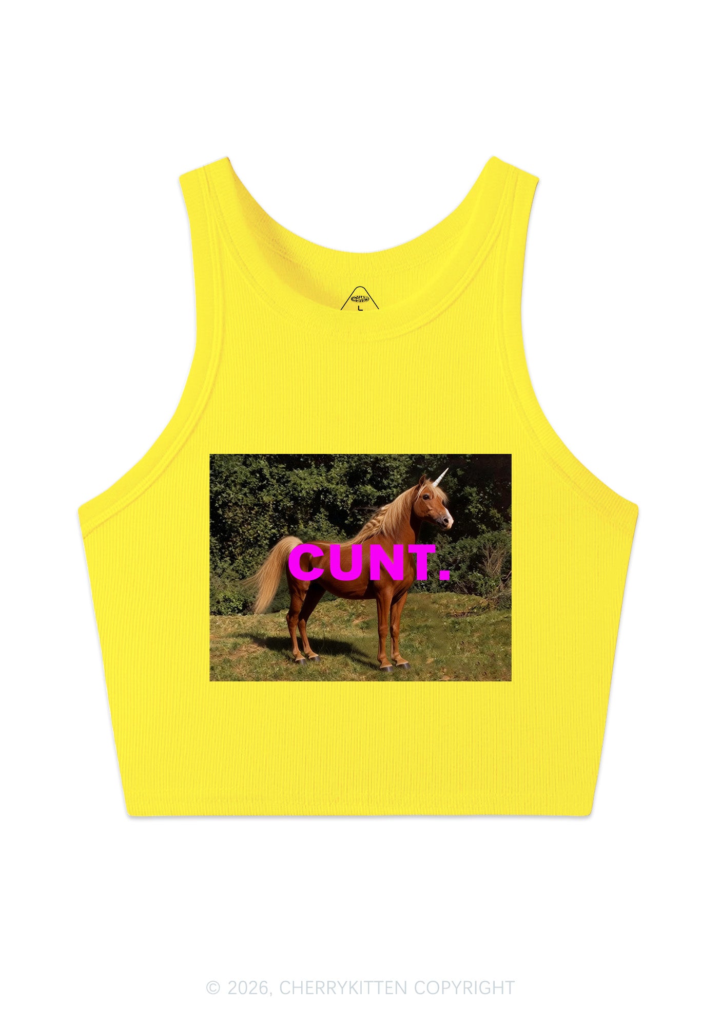 Custom Photo Cxxt Y2K Crop Tank Top Cherrykitten