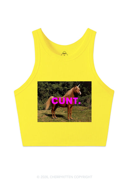 Custom Photo Cxxt Y2K Crop Tank Top Cherrykitten