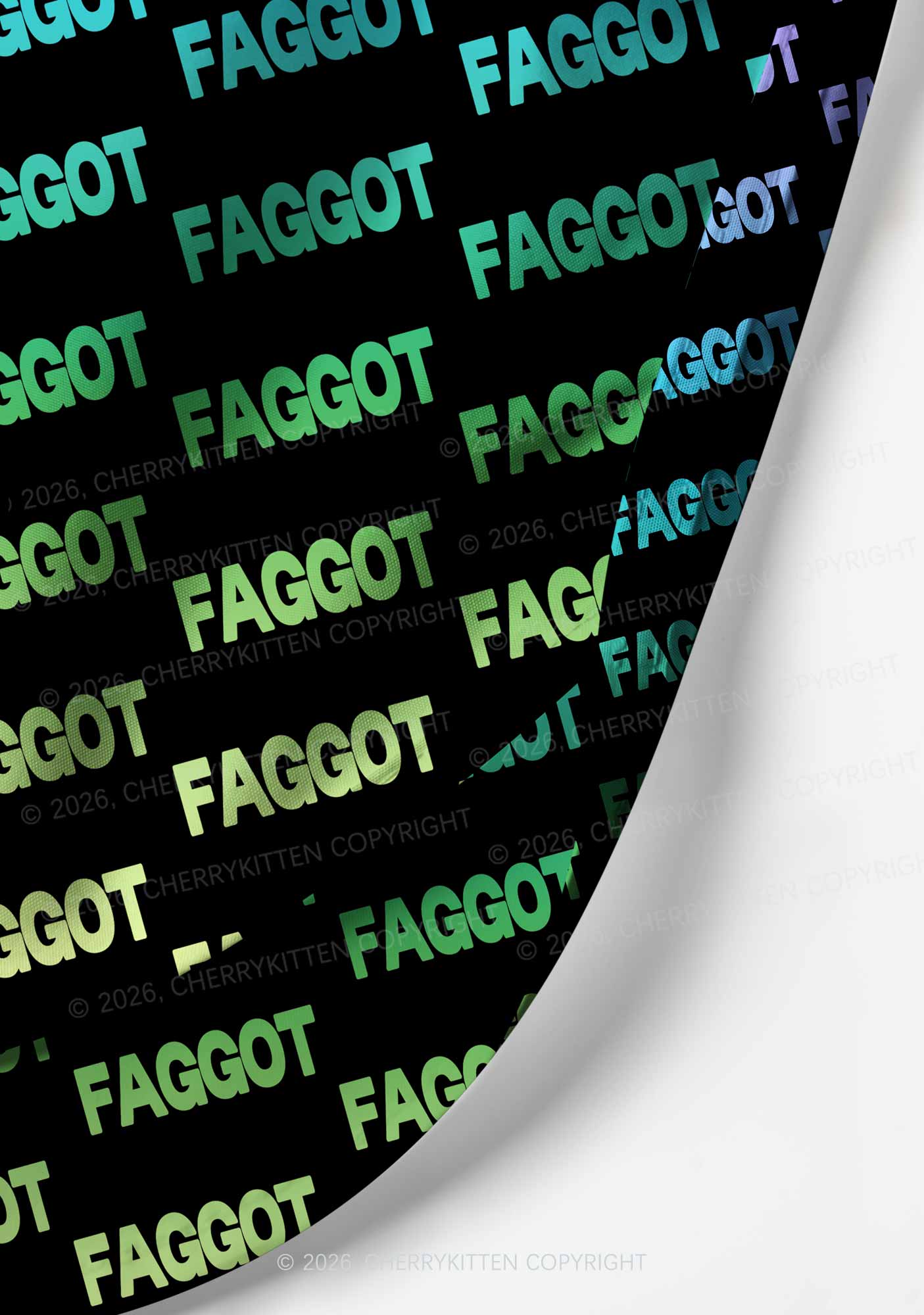 Neon Rainbow Faggot Pride Y2K Print Men Beach Shorts Cherrykitten