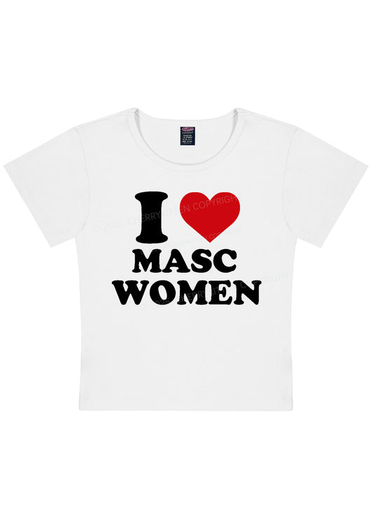 I Love Masc Women Pride Y2K Baby Tee Cherrykitten