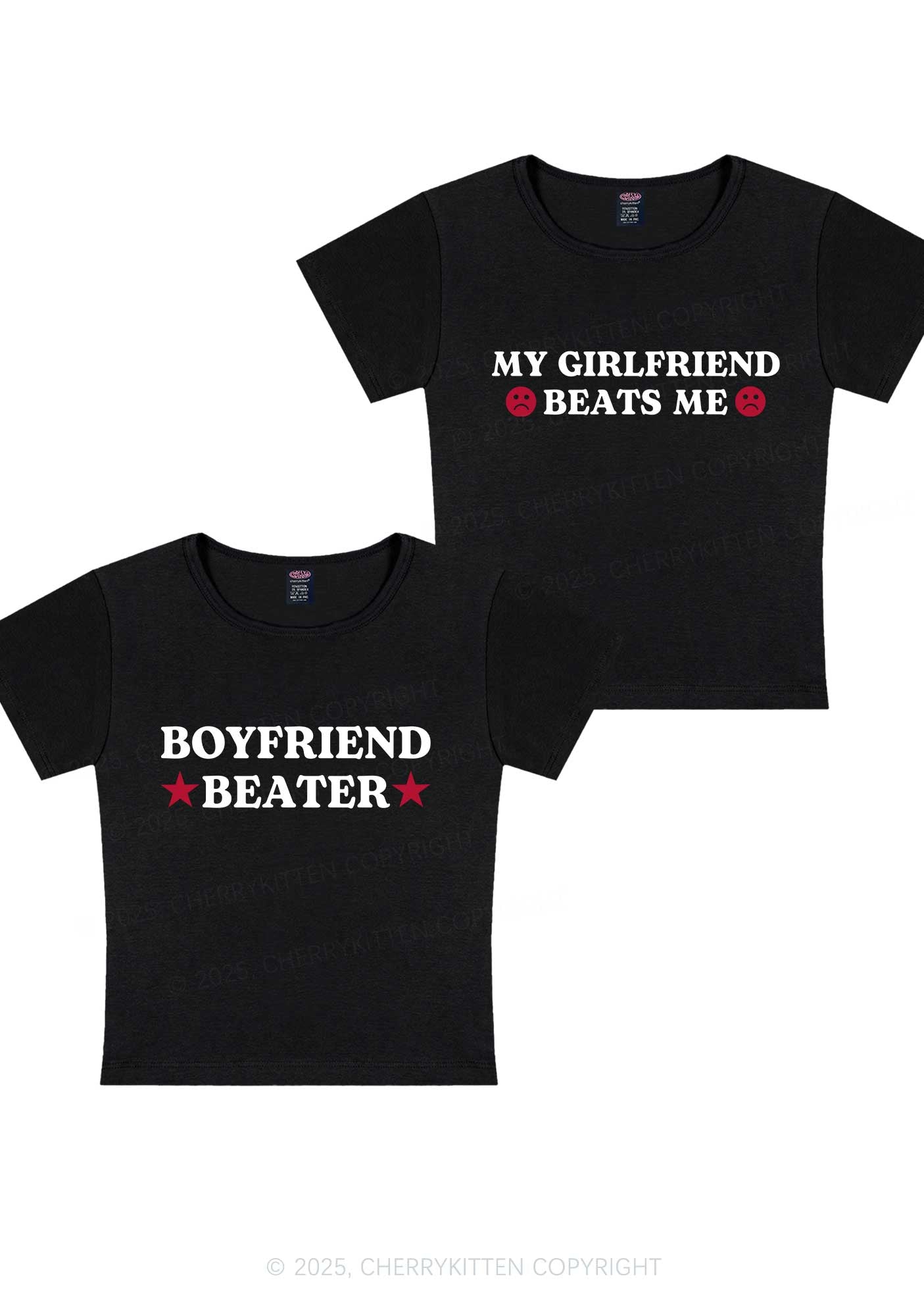 Boyfriend Beater Y2K Valentine's Day Baby Tee Cherrykitten