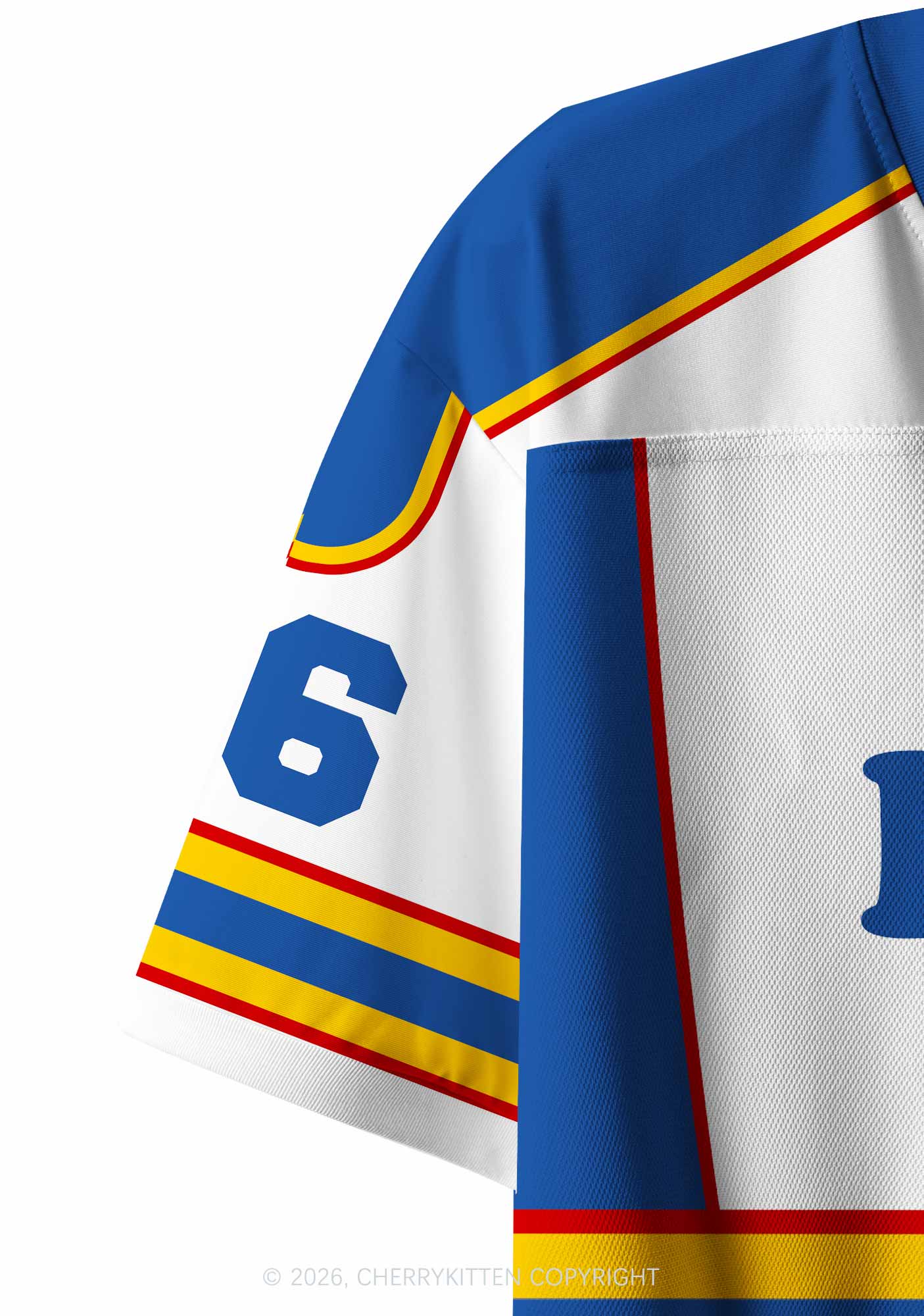 I Love Hockey Boy GG Y2K Crop Sport Jersey Shirts Cherrykitten