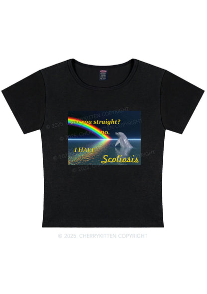I Have Scoliosis Pride Y2K Baby Tee Cherrykitten