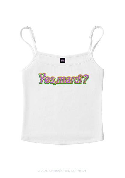 Yes Mardi Y2K Spaghetti Strap Cami Cherrykitten