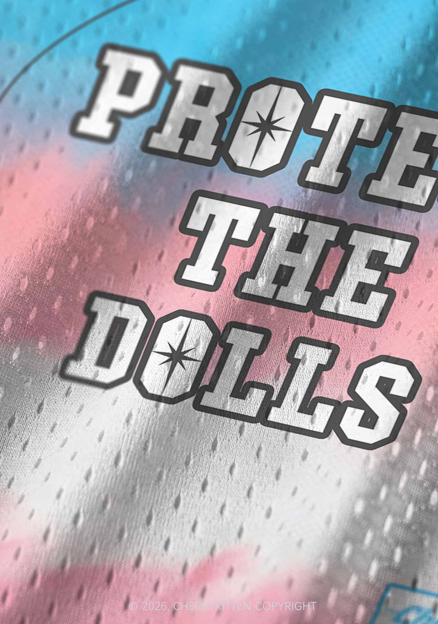 Trans Protect The Dolls Pride Y2K Sport Jersey Tank Cherrykitten