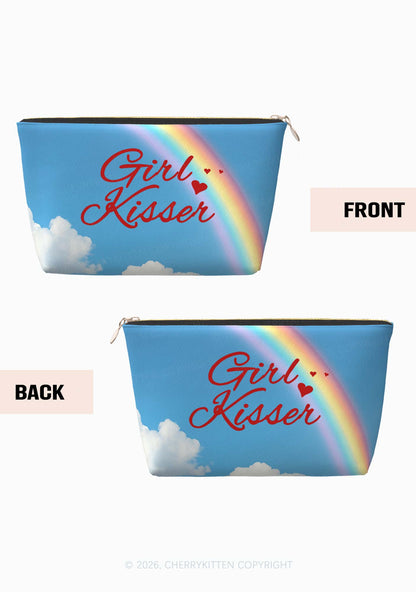 Girl Kisser Pride Y2K Makeup Bag Cherrykitten