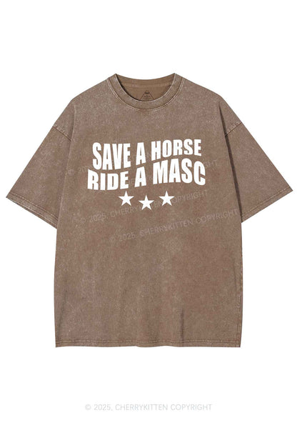 Ride A Masc Pride Y2K Shirts Washed Tee Cherrykitten