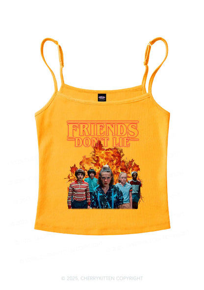 Real Friends Y2K Spaghetti Strap Cami Cherrykitten