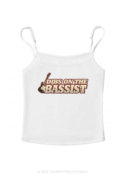 Dibs On The Bassist Y2K Spaghetti Strap Cami Cherrykitten