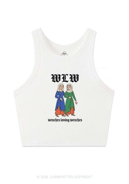 Wenches Loving Wenches Pride Y2K Crop Tank Top Cherrykitten