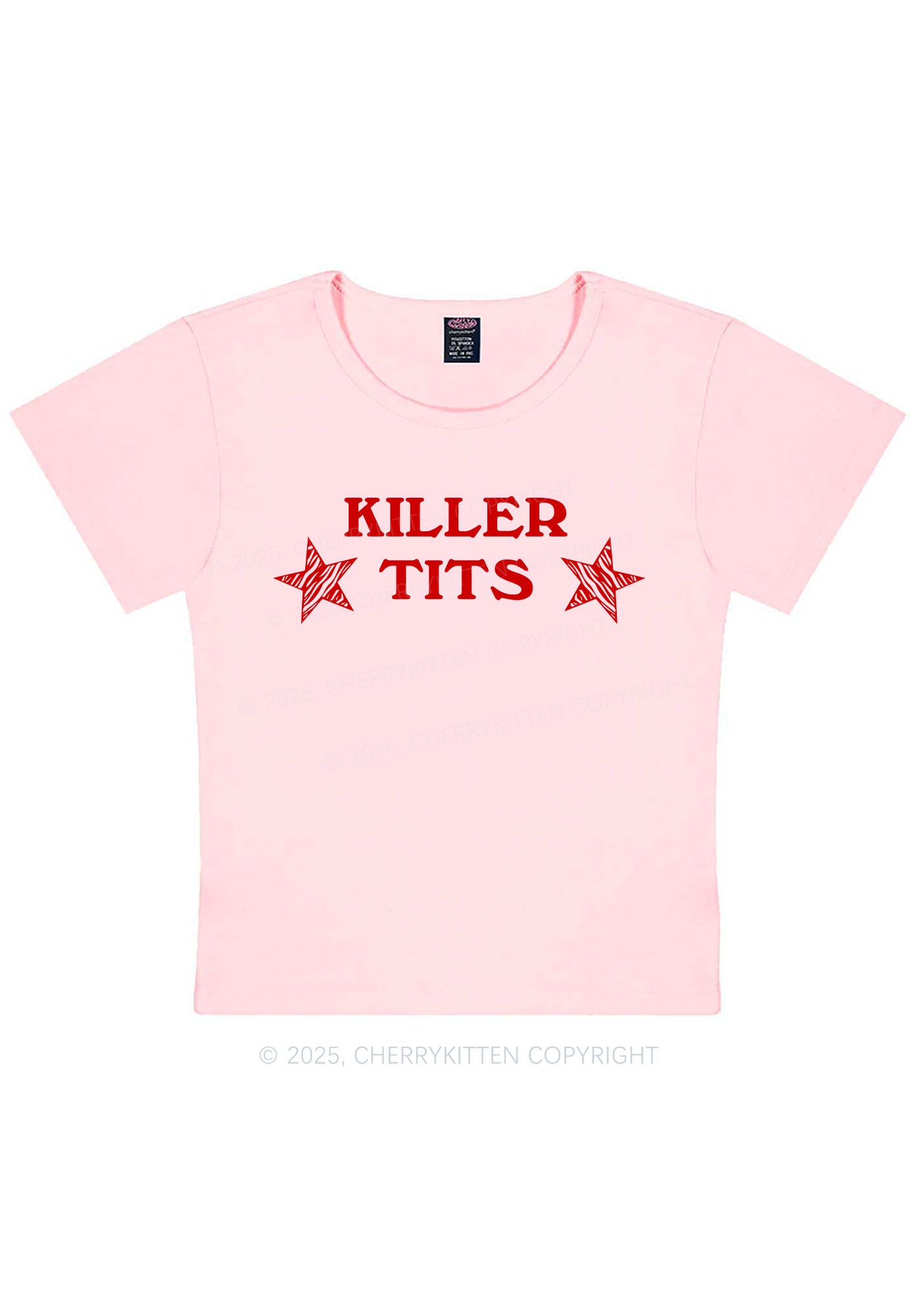 Killer Txts Y2K Baby Tee Cherrykitten