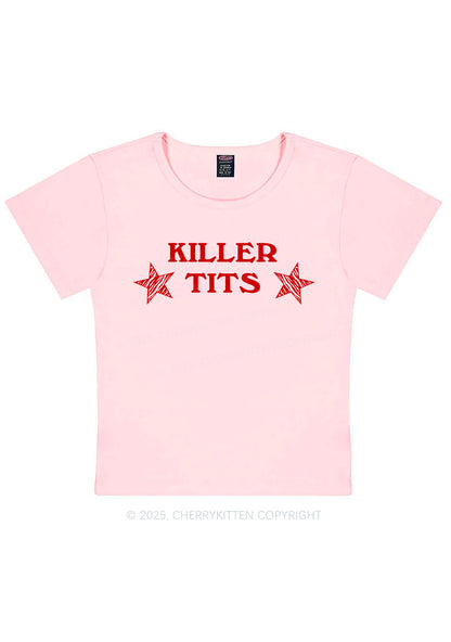 Killer Txts Y2K Baby Tee Cherrykitten