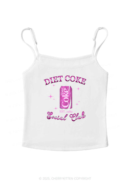 Diet Coke Social Club Y2K Spaghetti Strap Cami Cherrykitten