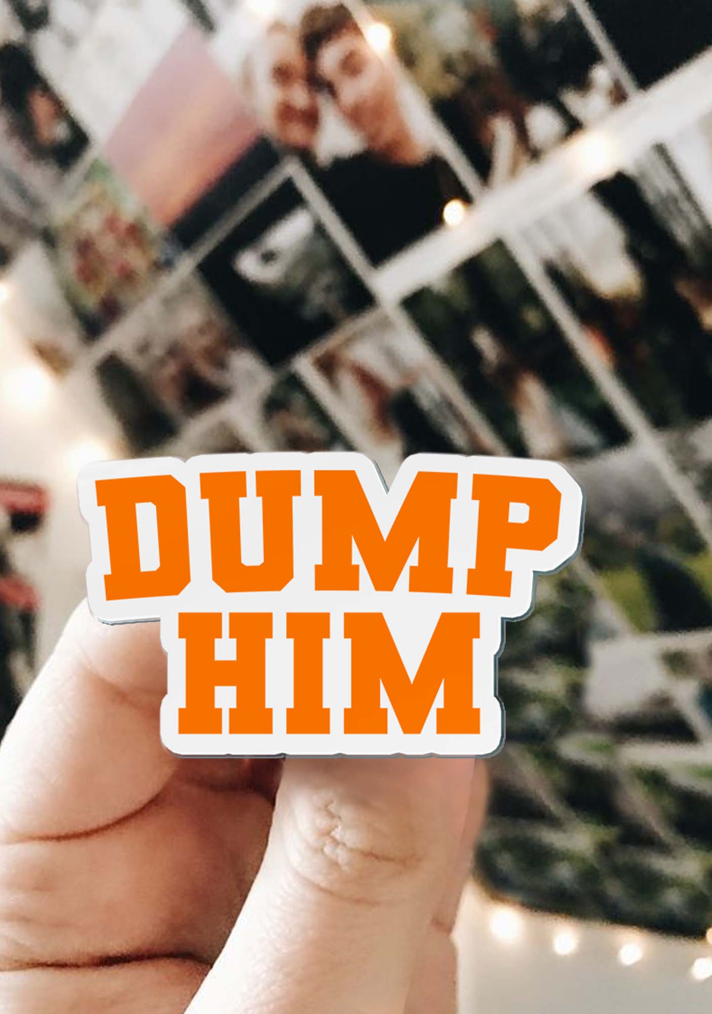 Dump Him 1Pc Y2K Pin Cherrykitten