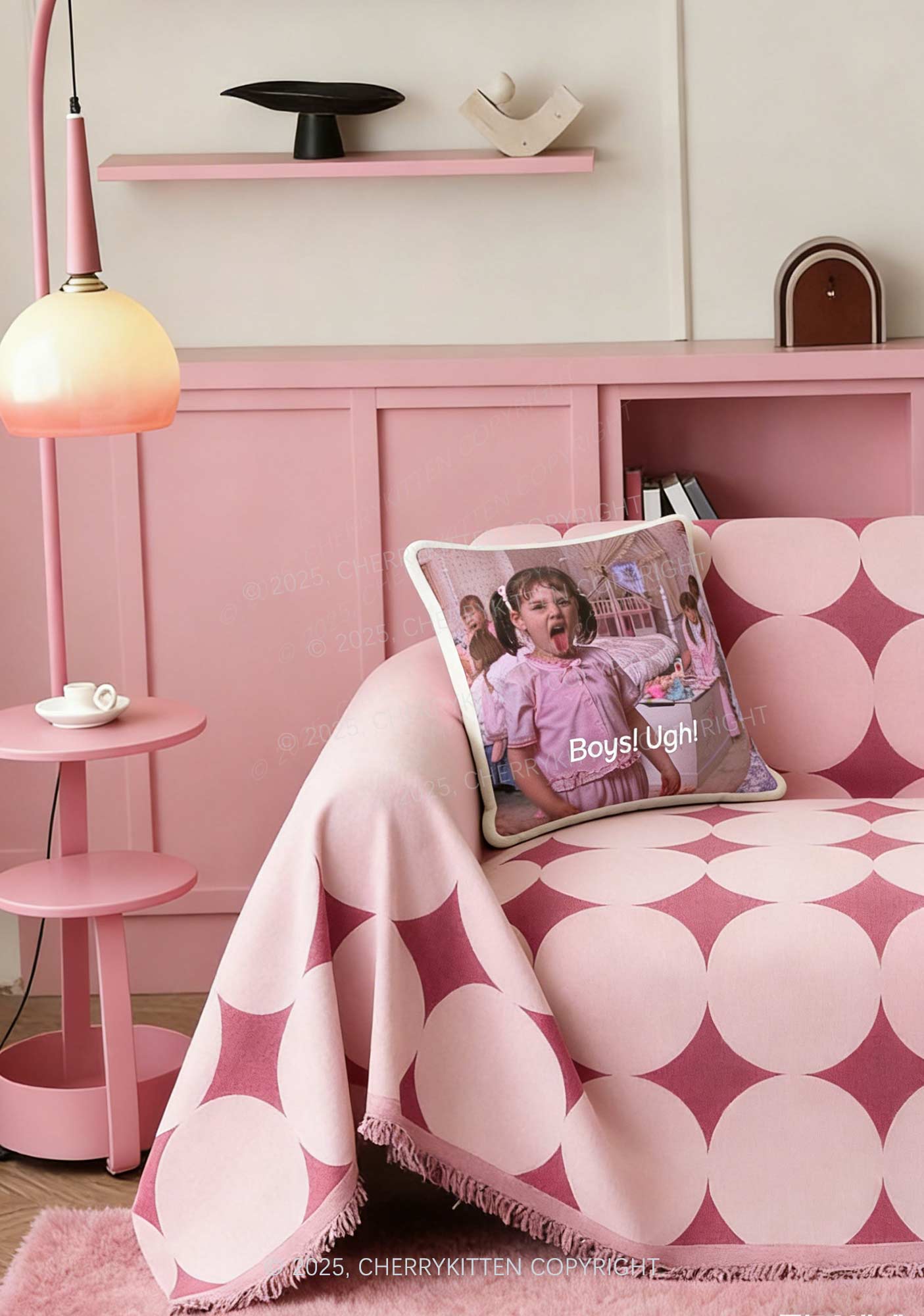 Boys Ugh Y2K Ugly Pillow Cherrykitten