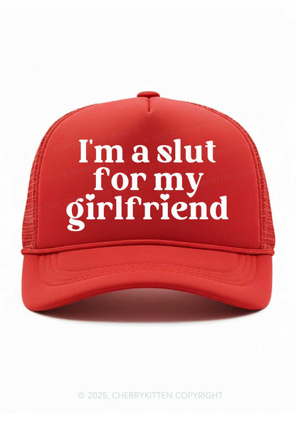 Slxt For My BF Valentine's Day Y2K Trucker Hat Cherrykitten