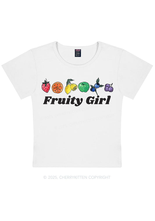 Fruity Girl Y2K Baby Tee Cherrykitten