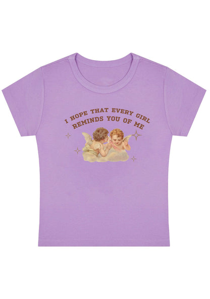 Every Girl Reminds You of Me Y2K Baby Tee