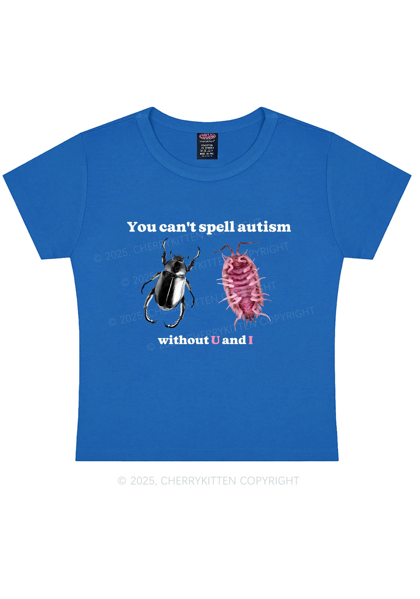 Autism Insect Y2K Baby Tee Cherrykitten