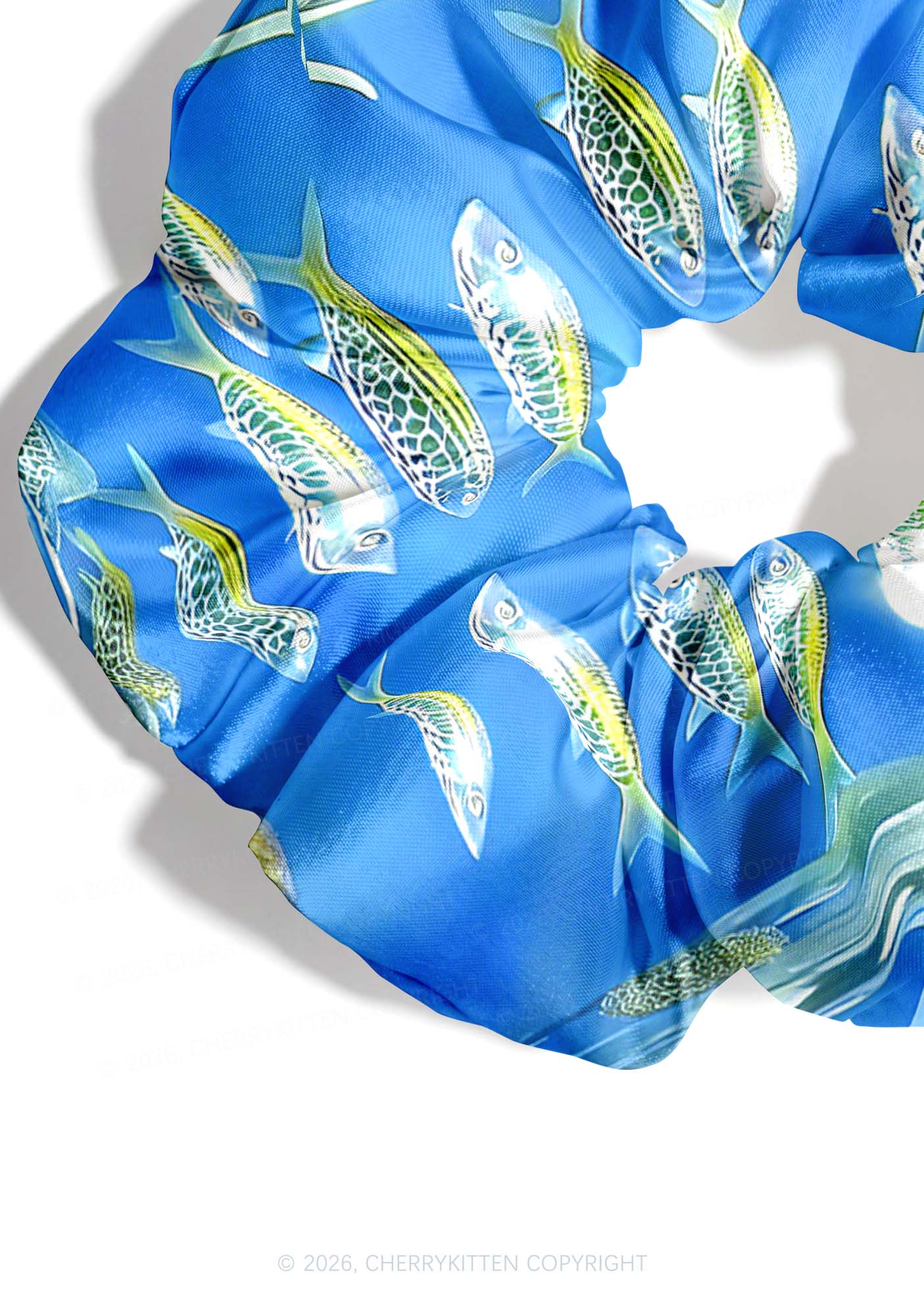 Undersea Fish Y2K Hair Scrunchie Cherrykitten
