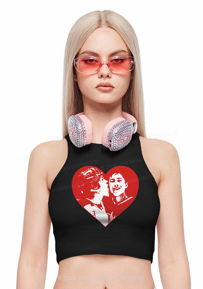 Red Heart Bros HR Y2K Crop Tank Top Cherrykitten