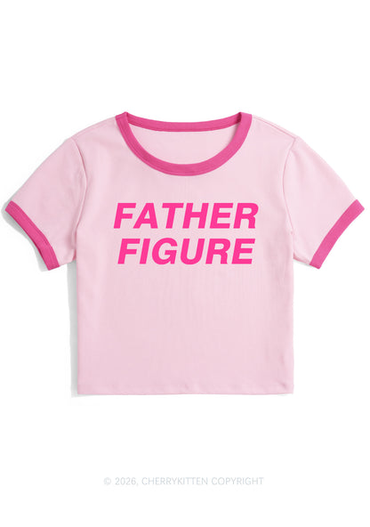 Father Figure Y2K Ringer Tee Cherrykitten
