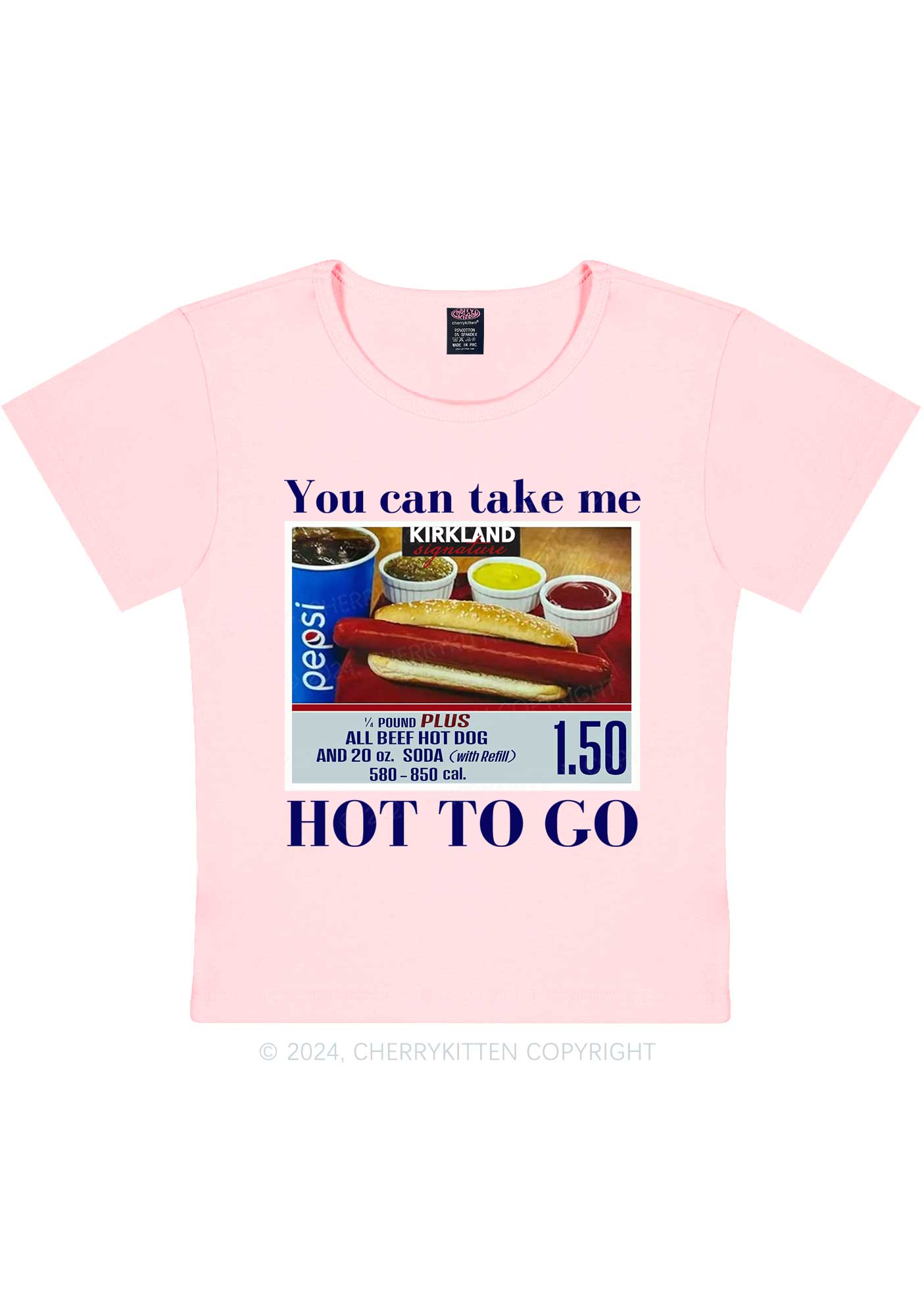You Can Take Me Y2K Baby Tee Cherrykitten