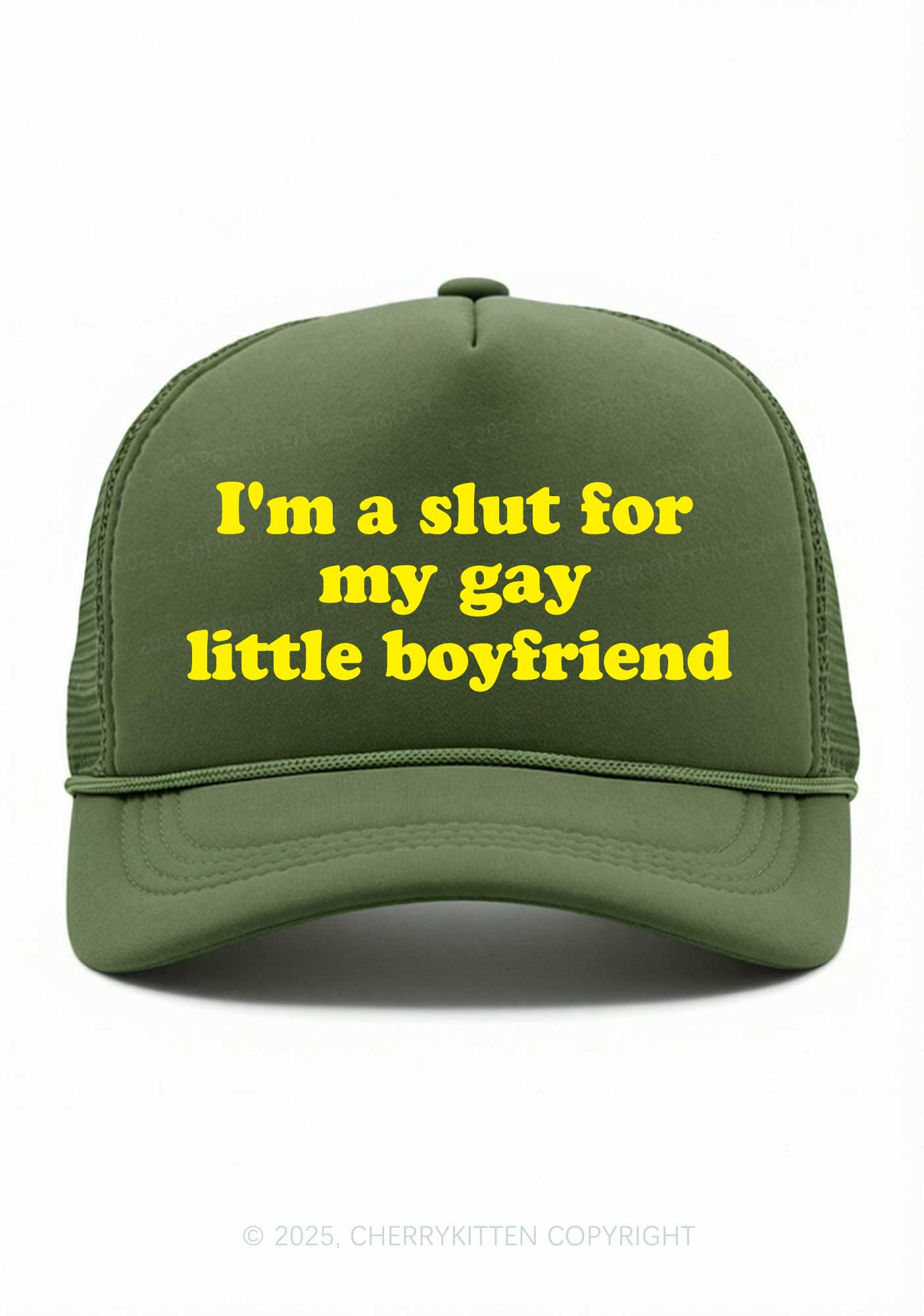 Slxt For My Gay BF Valentine's Day Y2K Trucker Hat Cherrykitten