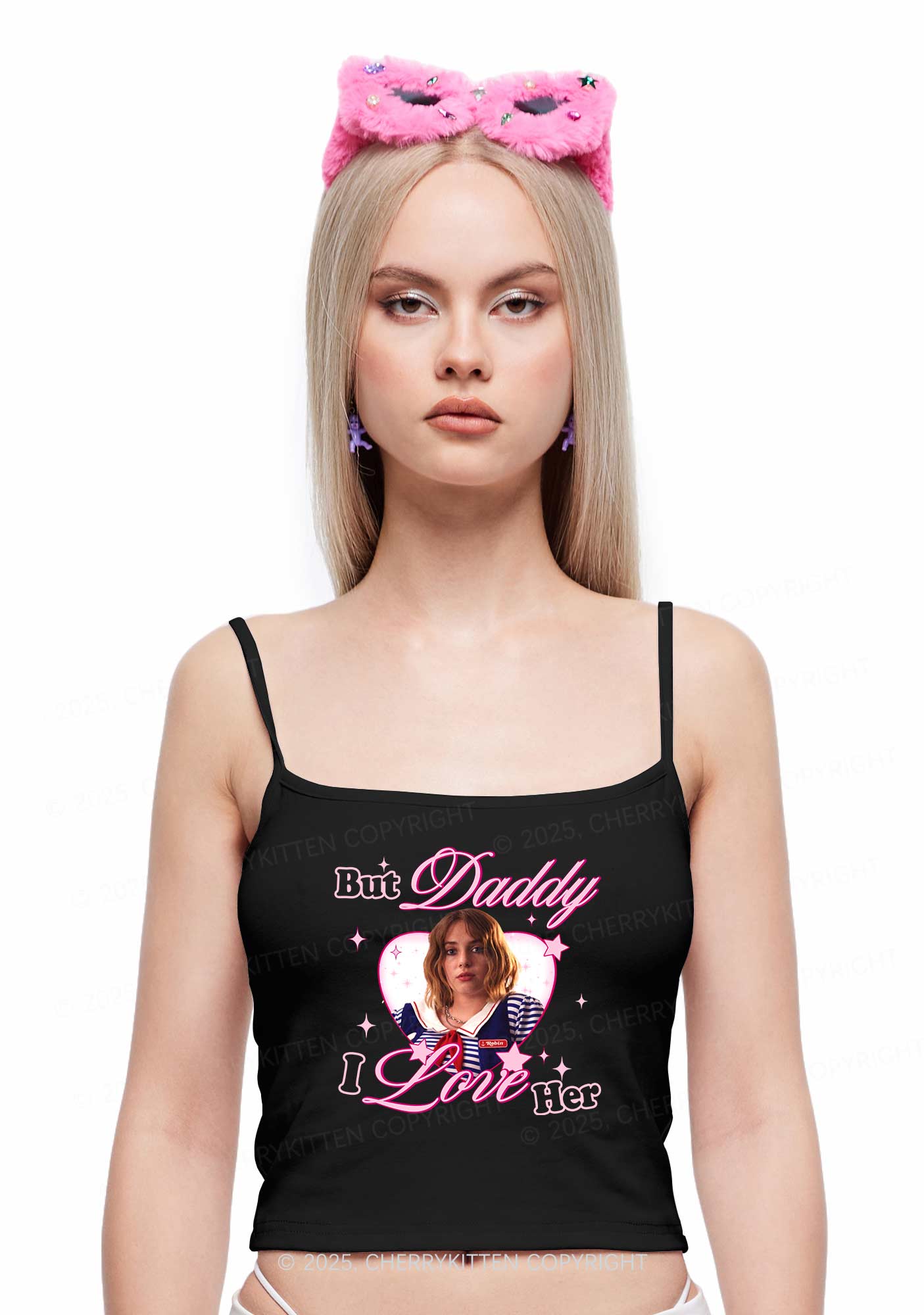 Daddy I Love RB Pride Y2K Spaghetti Strap Cami Cherrykitten