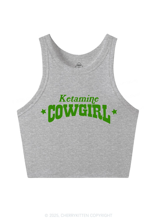 K Star Cowgirl Y2K Crop Tank Top Cherrykitten