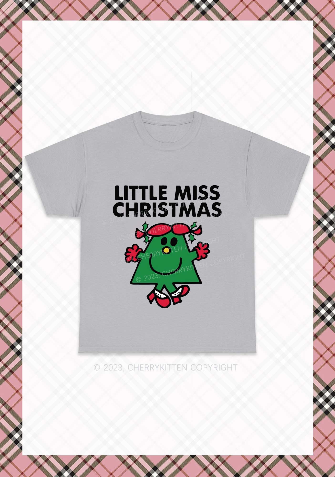 Little Miss Christmas Chunky Shirt Cherrykitten