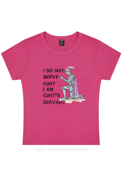 I Am Cxxt Servant Y2K Baby Tee Cherrykitten
